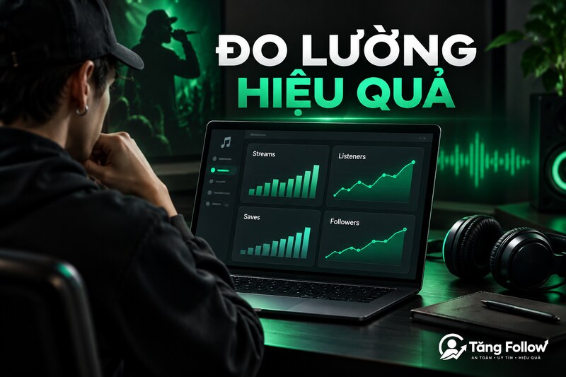 Đo lường streams listeners saves và follower Spotify