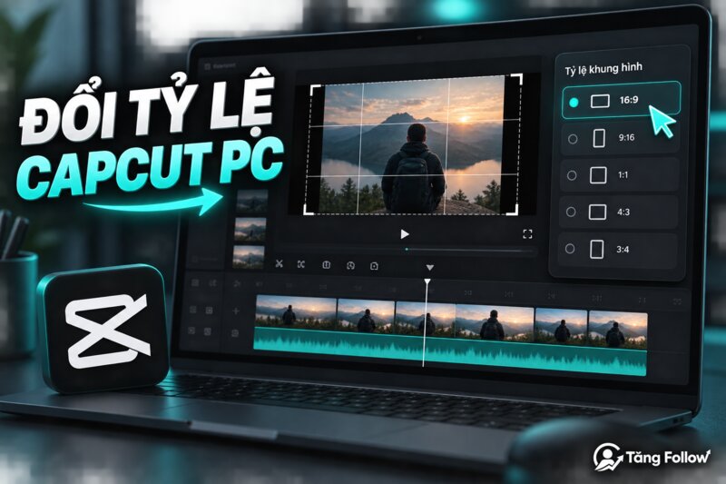Đổi tỷ lệ CapCut trên máy tính
