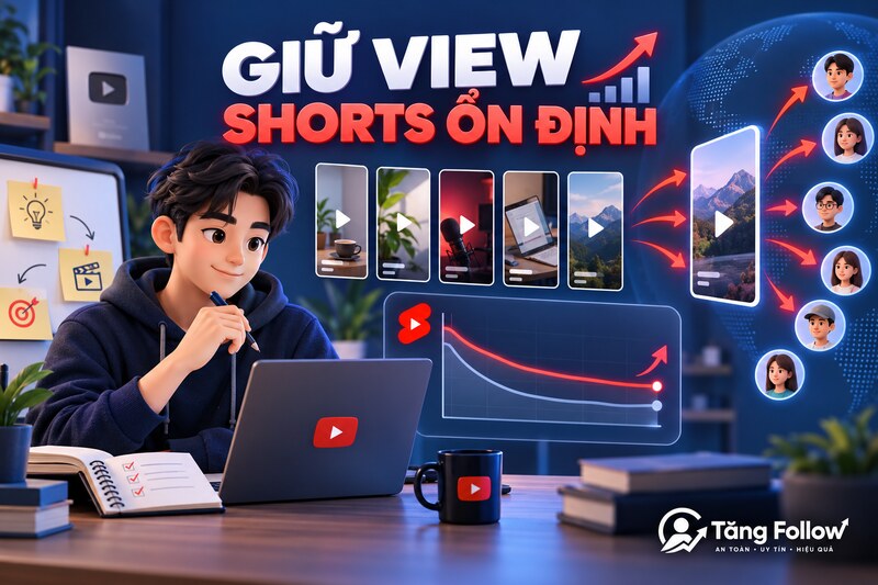 Giữ view YouTube Shorts ổn định