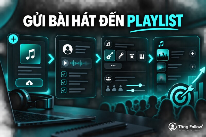 Cách gửi bài hát đến playlist Spotify