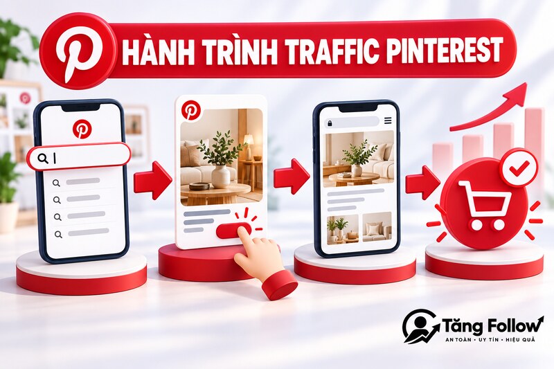 Hành trình traffic từ Pinterest đến website