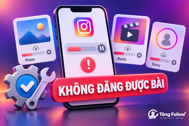 Instagram không đăng được ảnh video Reels và Story