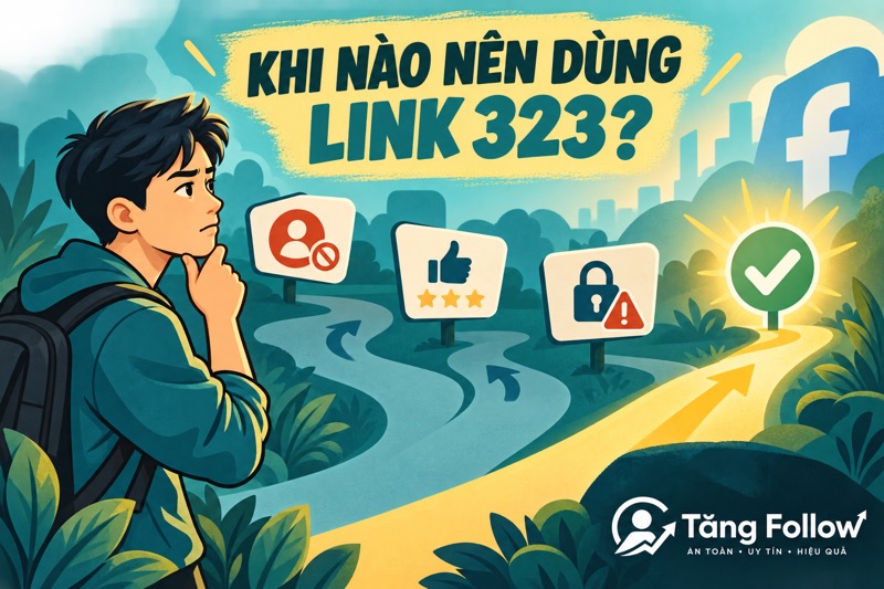 Khi nào nên dùng Link 323 Facebook
