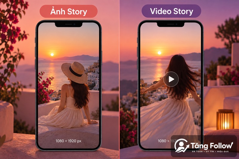Kích thước ảnh và video Story Instagram