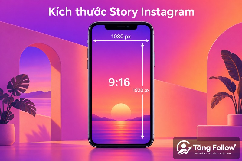 Kích thước Story Instagram chuẩn