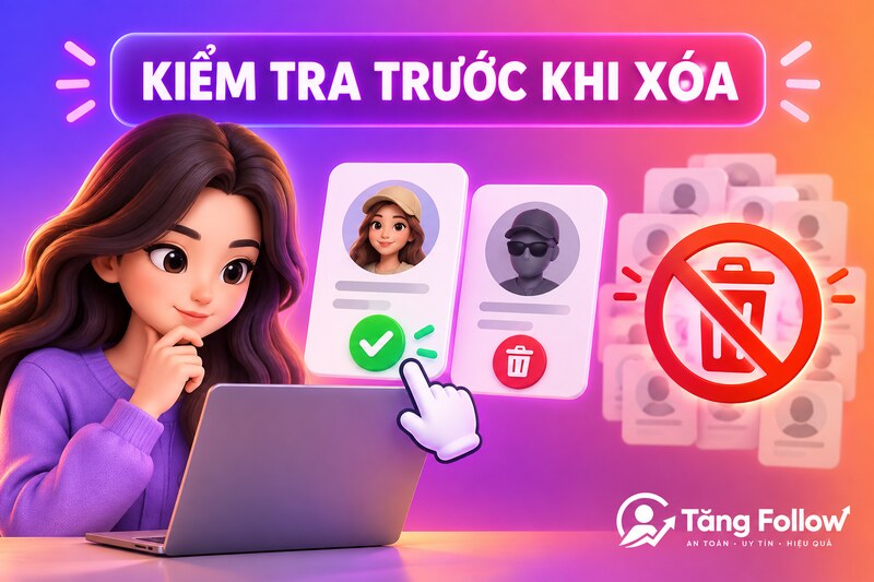 Kiểm tra người theo dõi Instagram bị gắn cờ