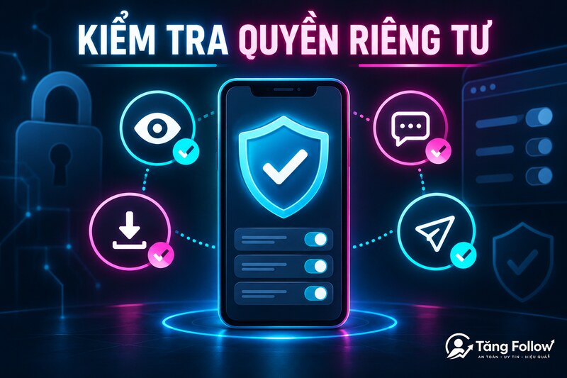 Kiểm tra quyền riêng tư TikTok sau khi mở công khai