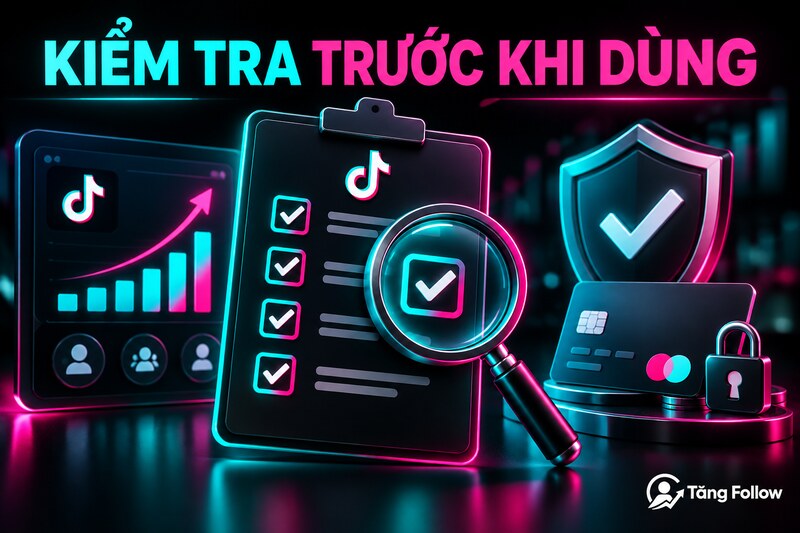 Những điều cần kiểm tra trước khi sử dụng TokSocial