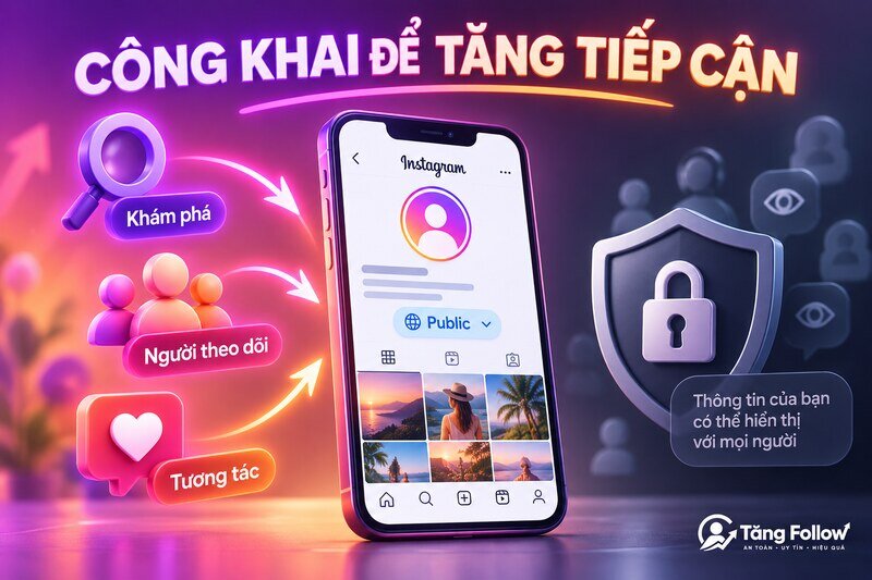 Lợi ích của tài khoản Instagram công khai