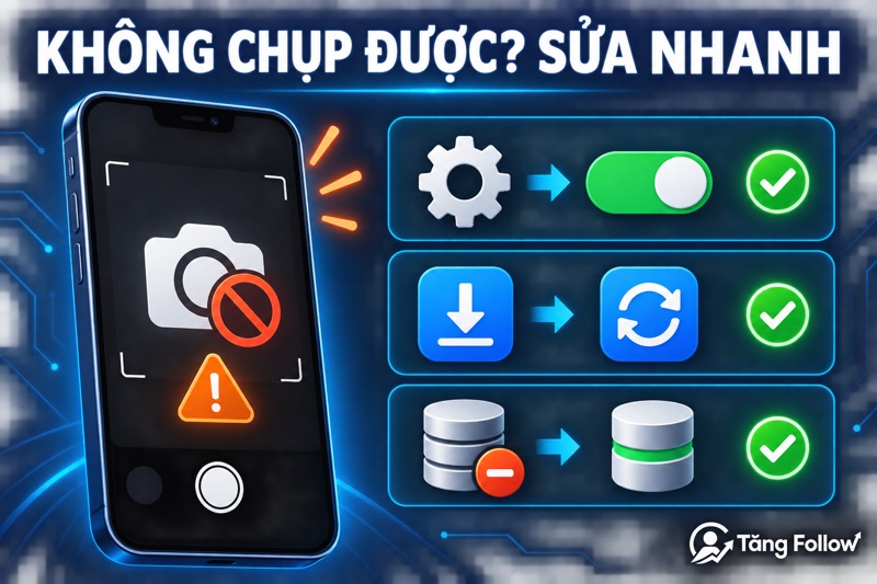Sửa lỗi TikTok không chụp được ảnh