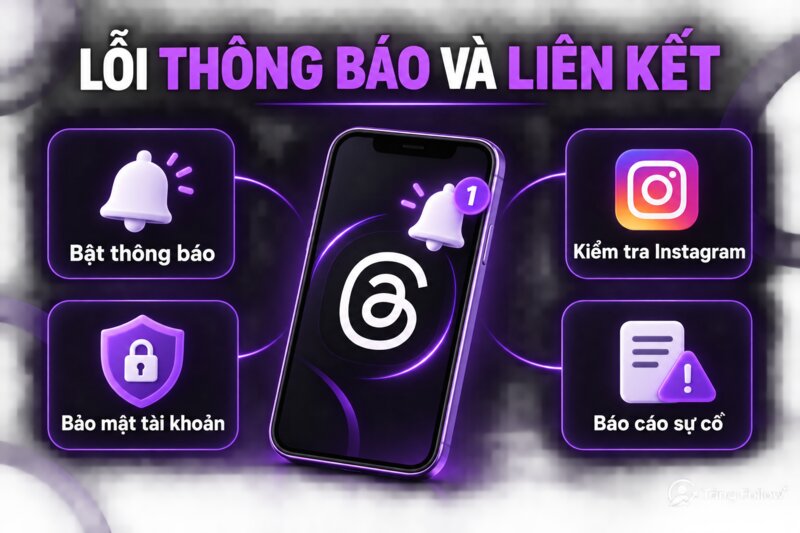 Lỗi thông báo và liên kết Threads