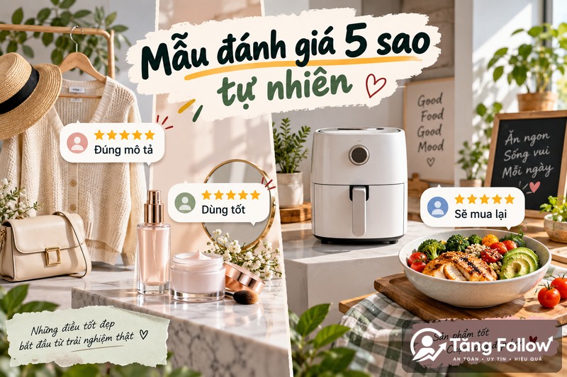 Nhận xét 5 sao tự nhiên