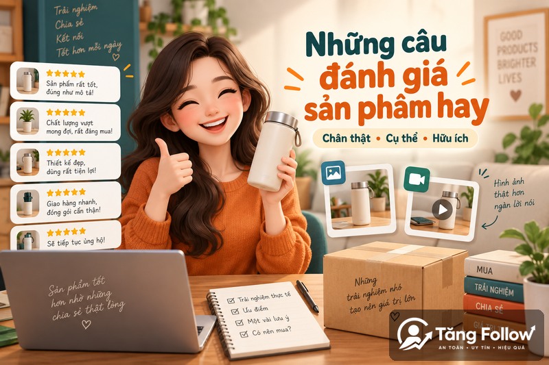 Câu đánh giá sản phẩm hay