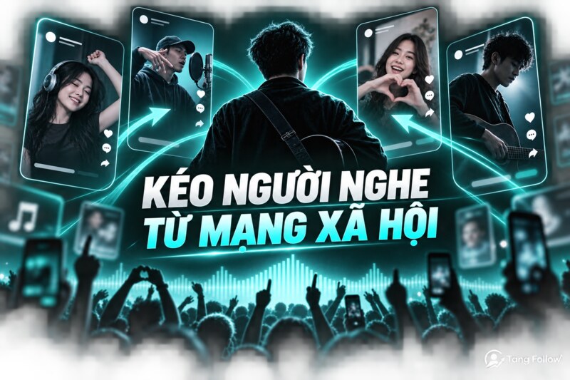 Quảng bá bài hát Spotify trên mạng xã hội