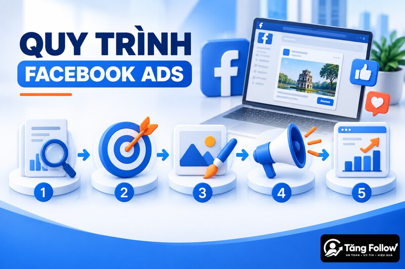 Quy trình chạy quảng cáo Facebook từ nghiên cứu đến tối ưu