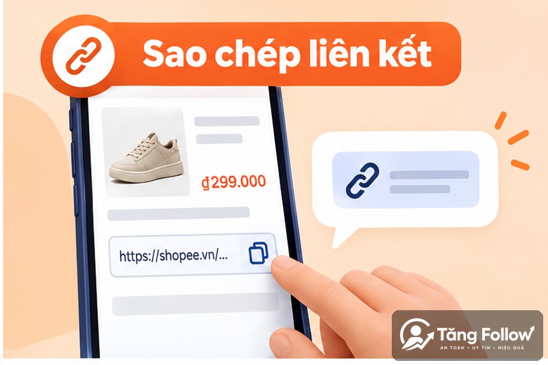 Sao Chep Link San Pham Shopee