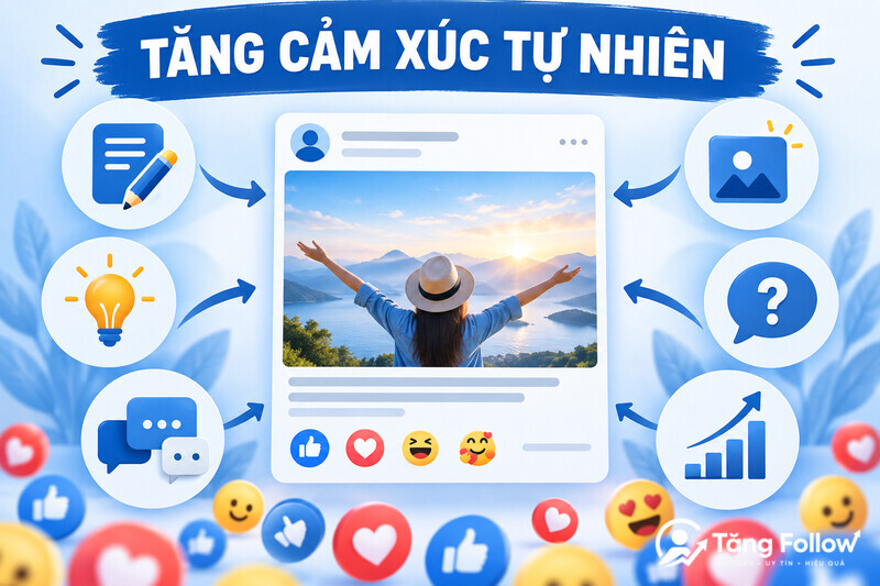 Cách tăng cảm xúc Facebook tự nhiên bằng nội dung