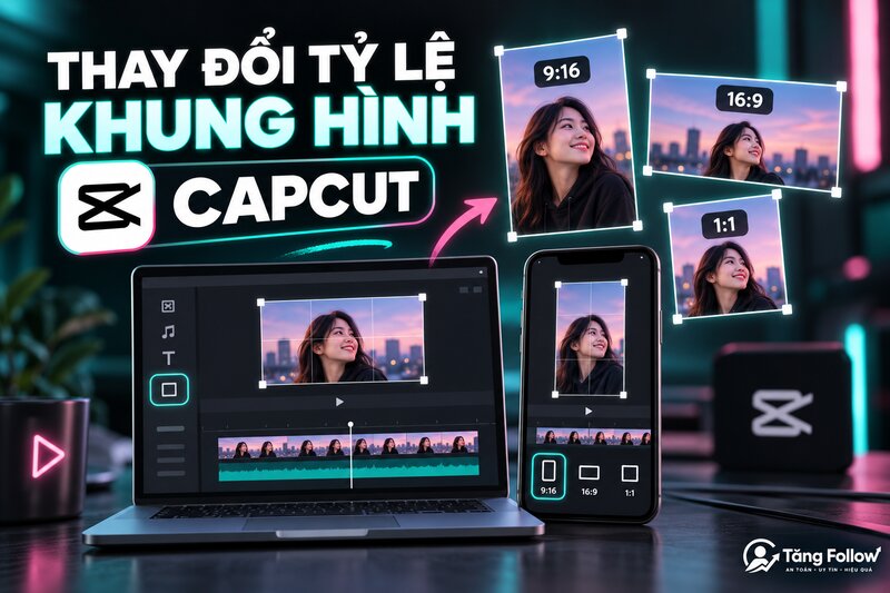 Thay đổi tỷ lệ khung hình CapCut