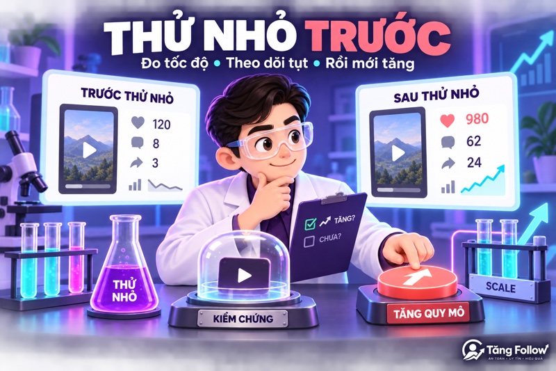 Thử đơn tăng tim TikTok nhỏ trước khi mở rộng