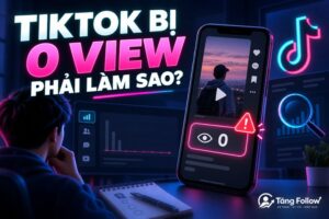 TikTok bị 0 view phải làm sao