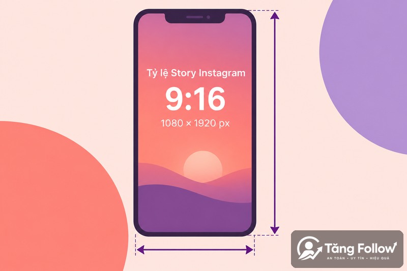 Tỷ lệ Story Instagram 9:16