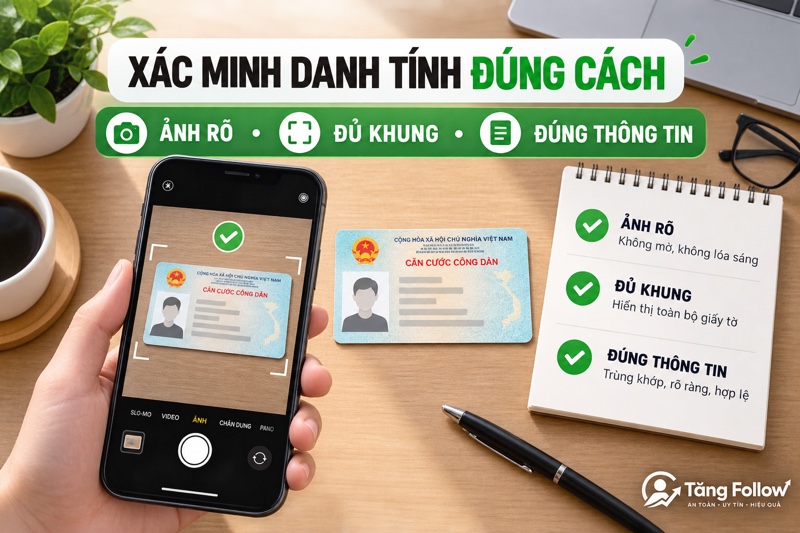 Xác minh danh tính khi tài khoản Facebook bị khóa