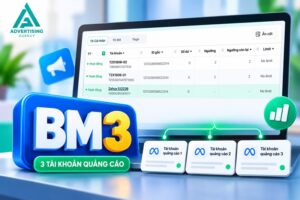 Tài khoản BM3 và ba tài khoản quảng cáo